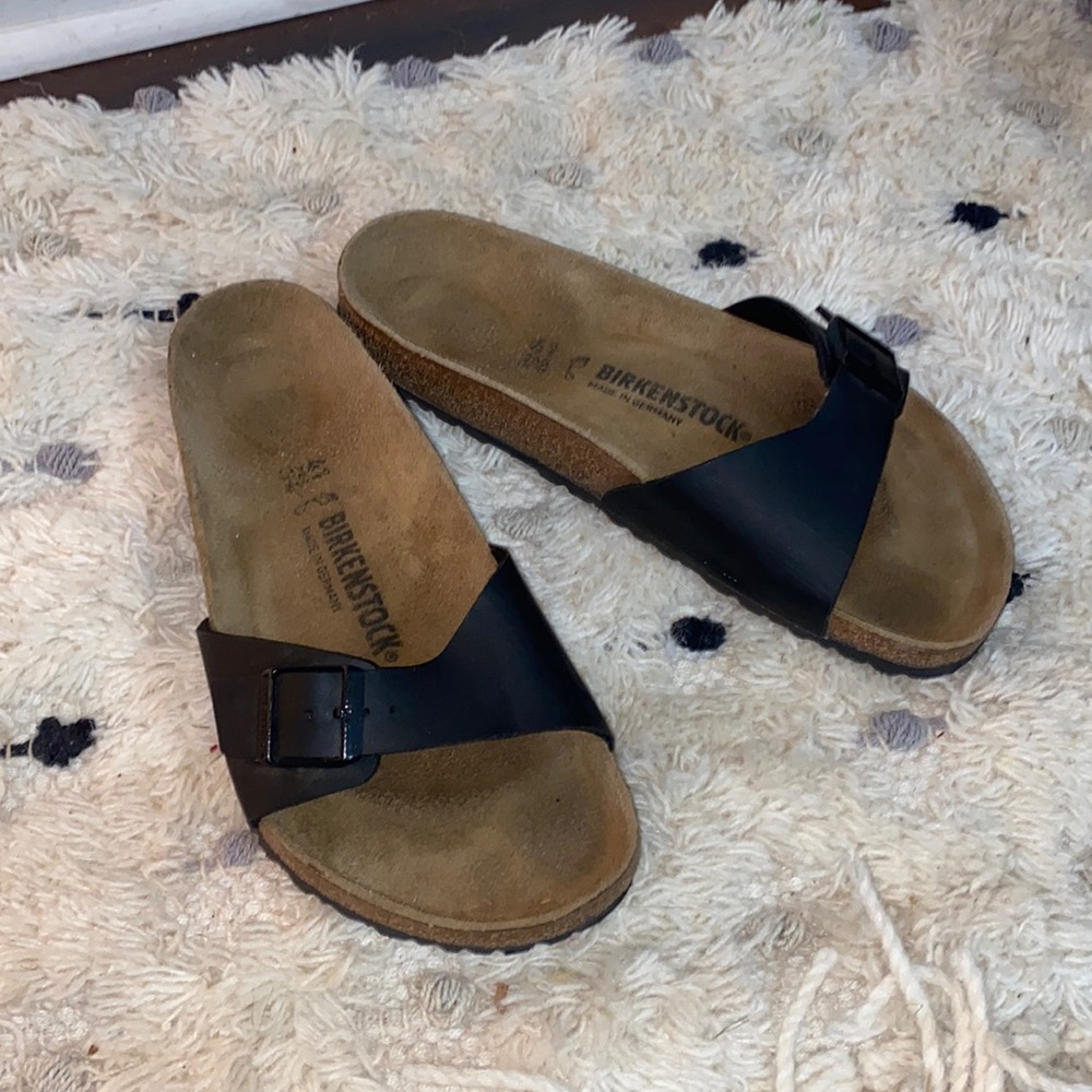 Birkenstock Single Black Buckle Strap Sandal